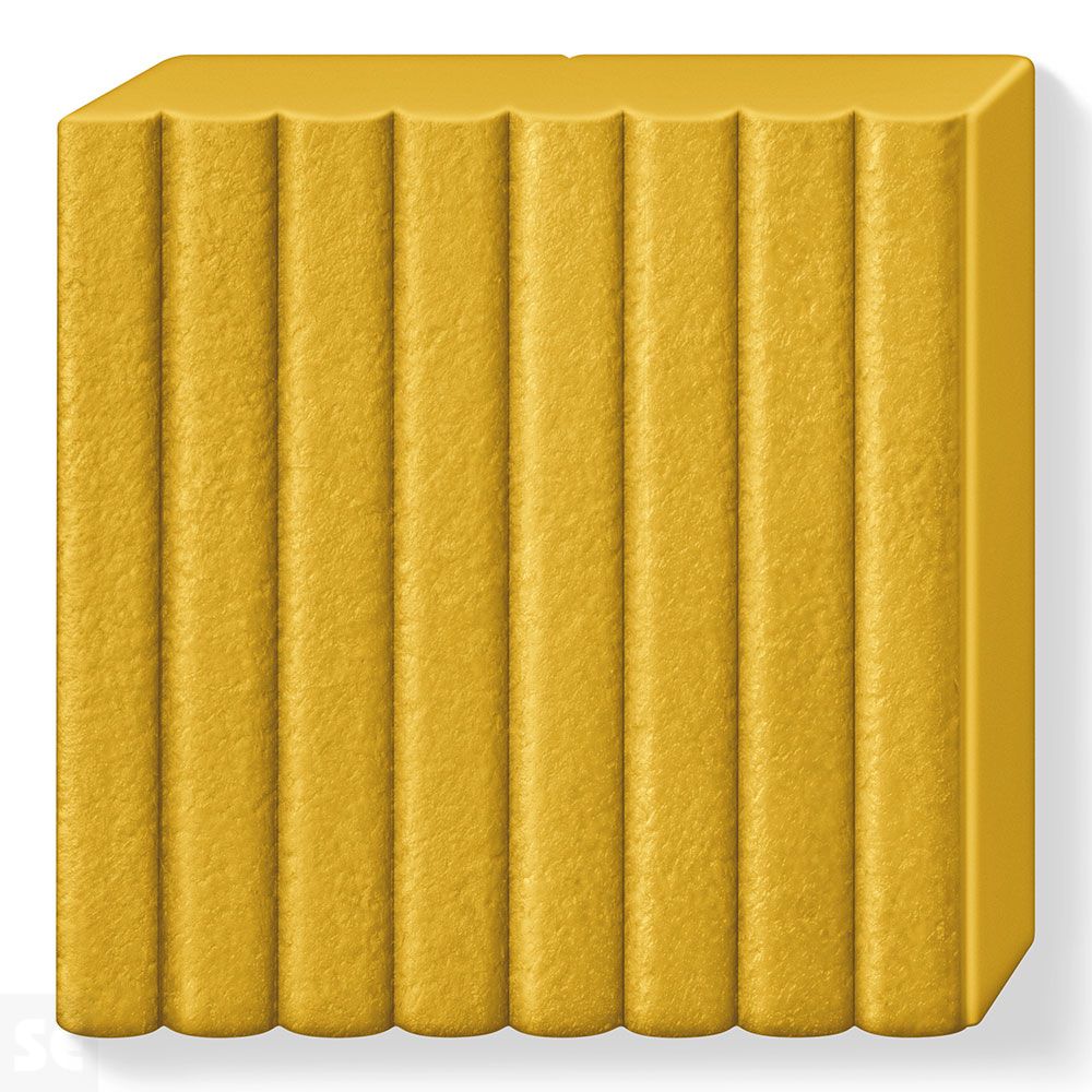 Fimo Pastilla Leather-Effect Ocre 57g