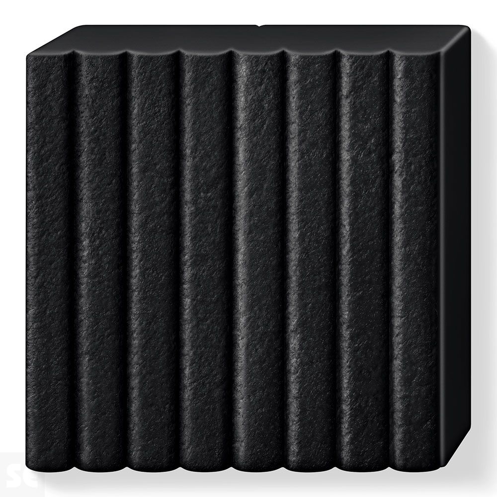 Fimo Pastilla Leather-Effect Negro 57g