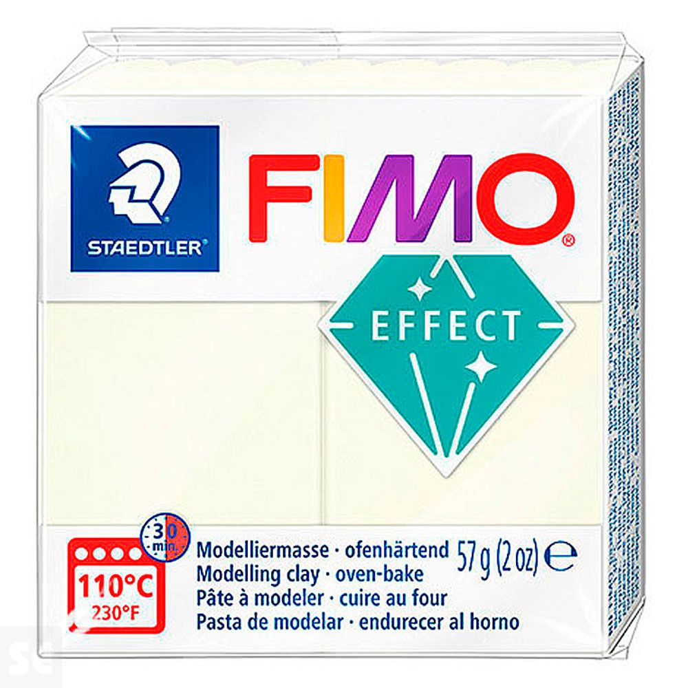 Fimo Pastilla Effect Fosforescente 57g