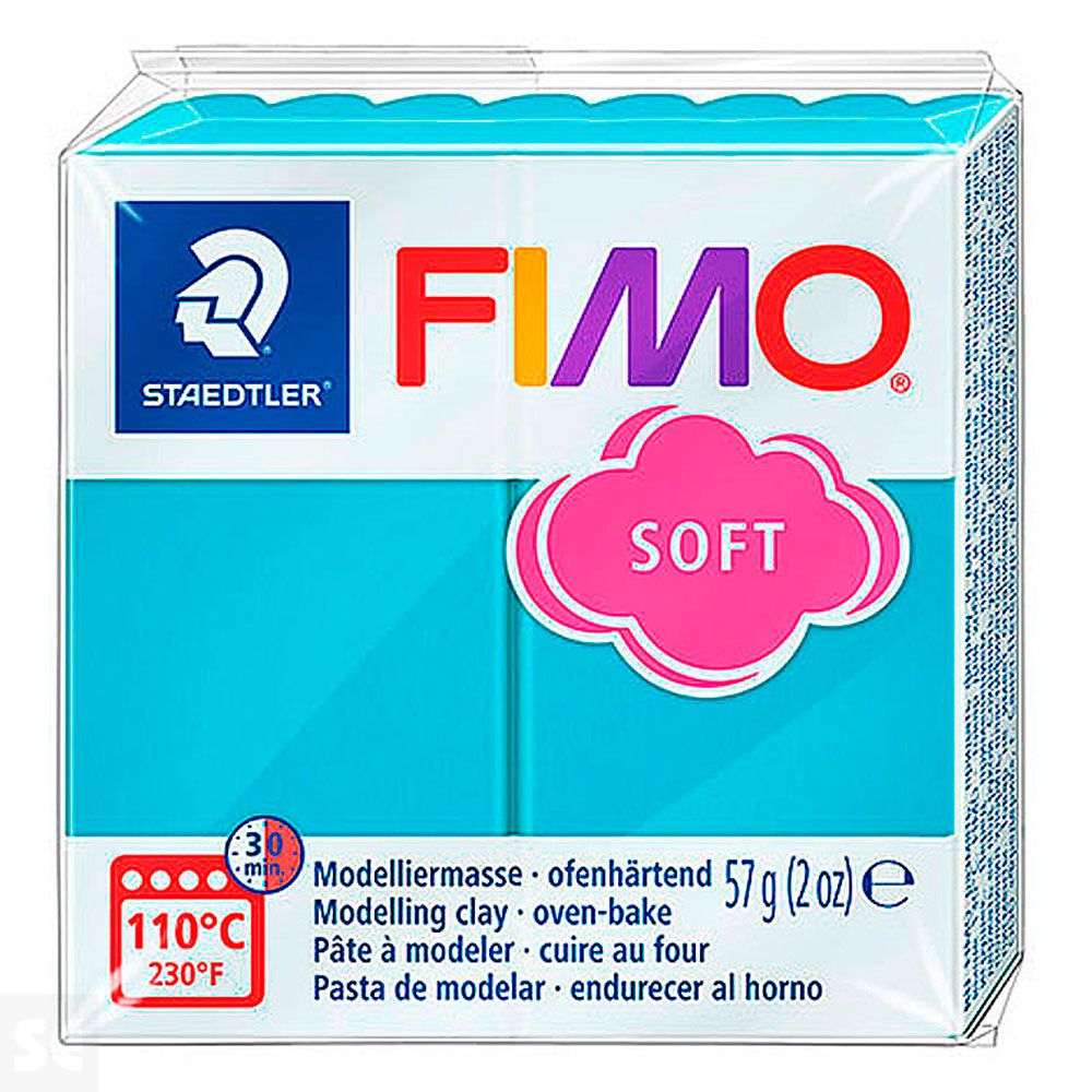 Fimo Pastilla Soft Verde Menta 57g