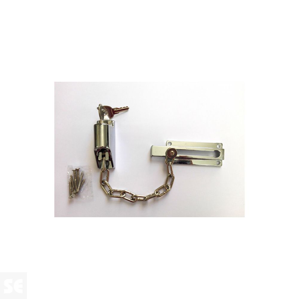 Cadena Seguridad C/Llave Cromo