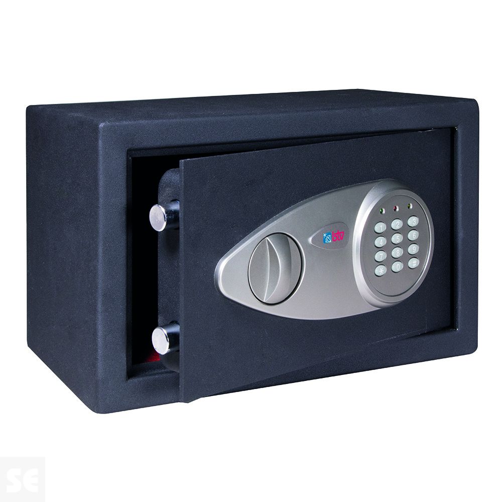 Caja Fuerte Pomo+Teclado Serie Alpha-25 250x350x250Mm