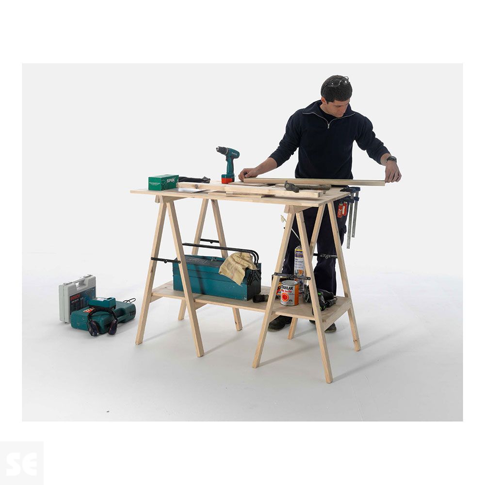 Caballete Madera Alto 1 Metro