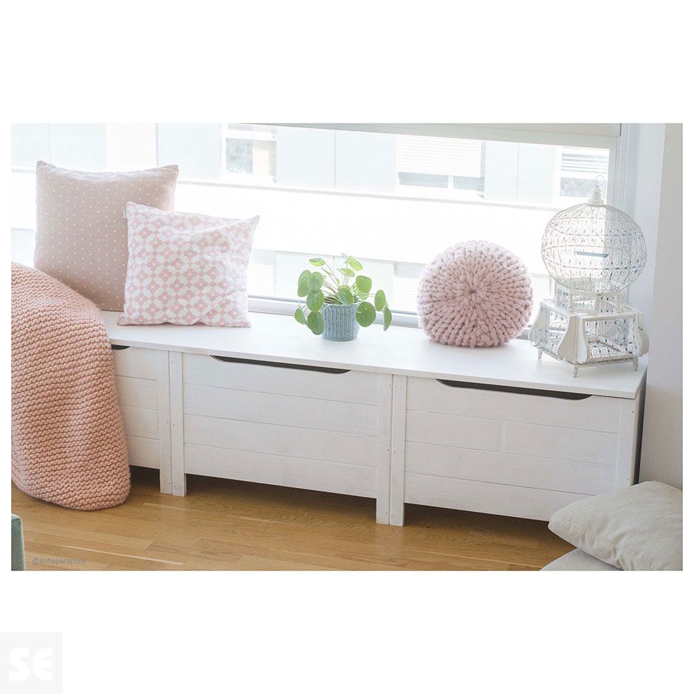 Baúl Pino Macizo Natural 40x70x48 cm