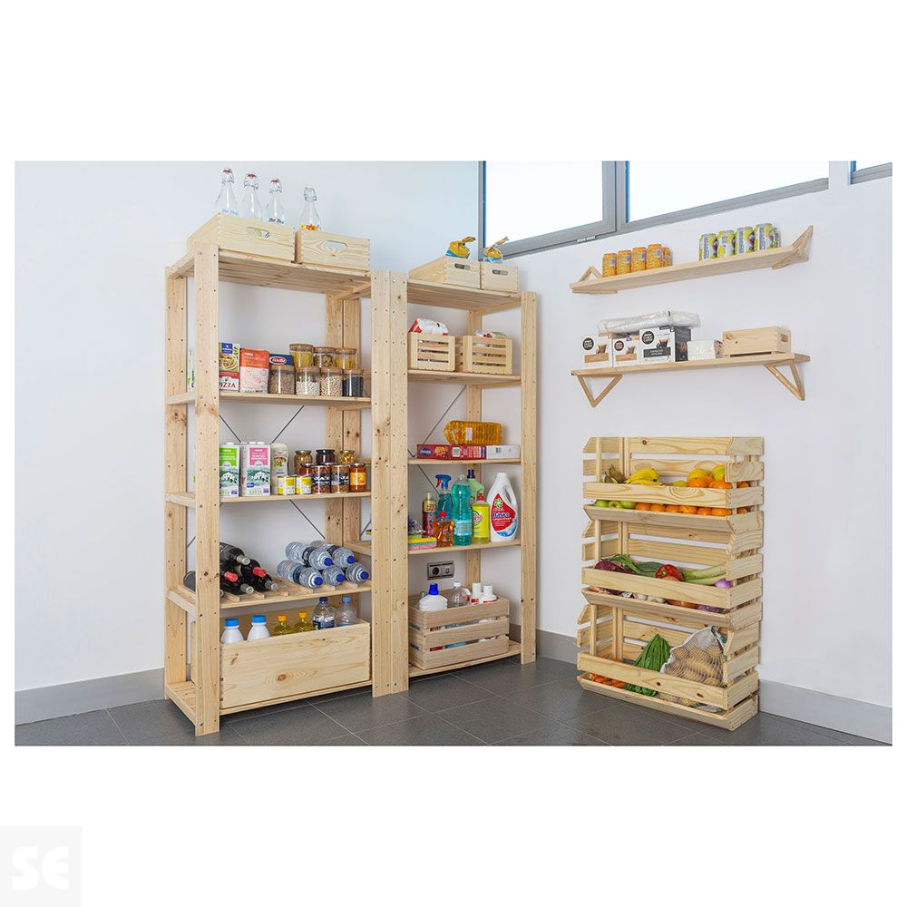 Estantería Pino Evolution 3 Estantes 111x76