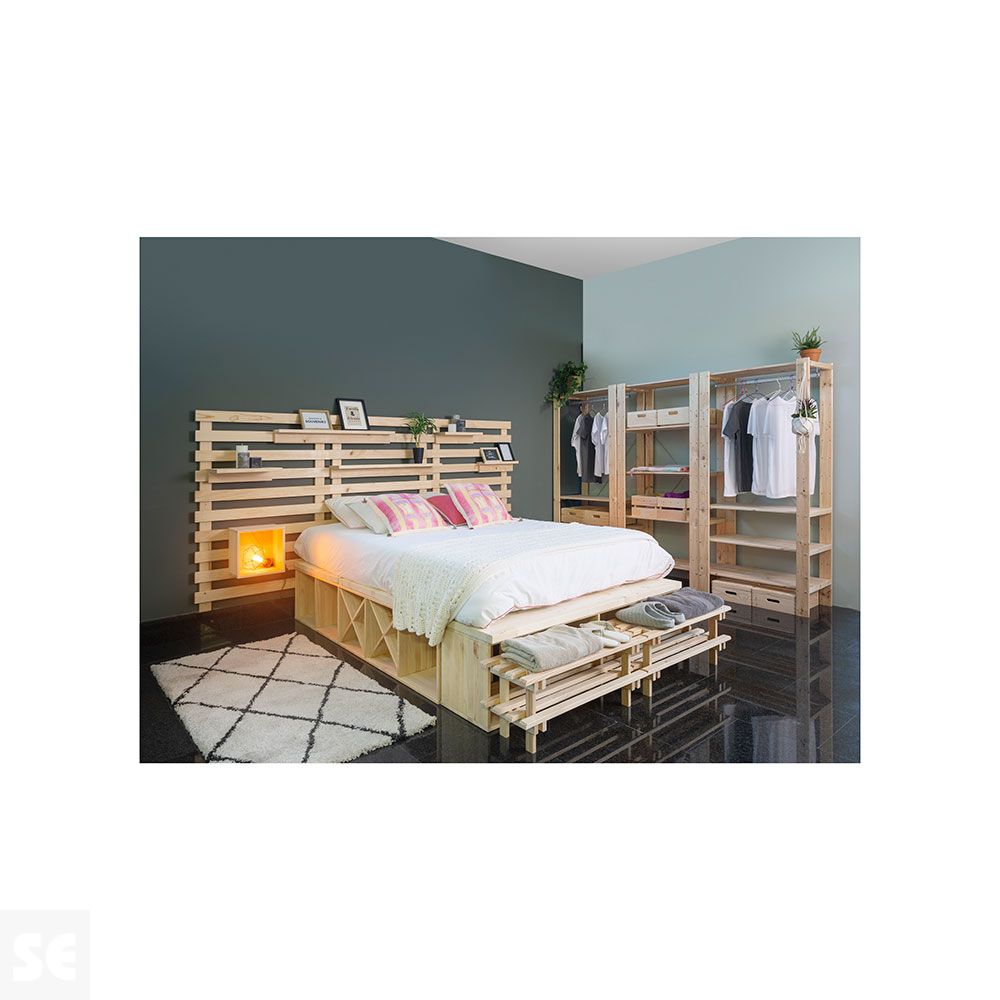 Estantería Pino Evolution 3 Estantes 111x76