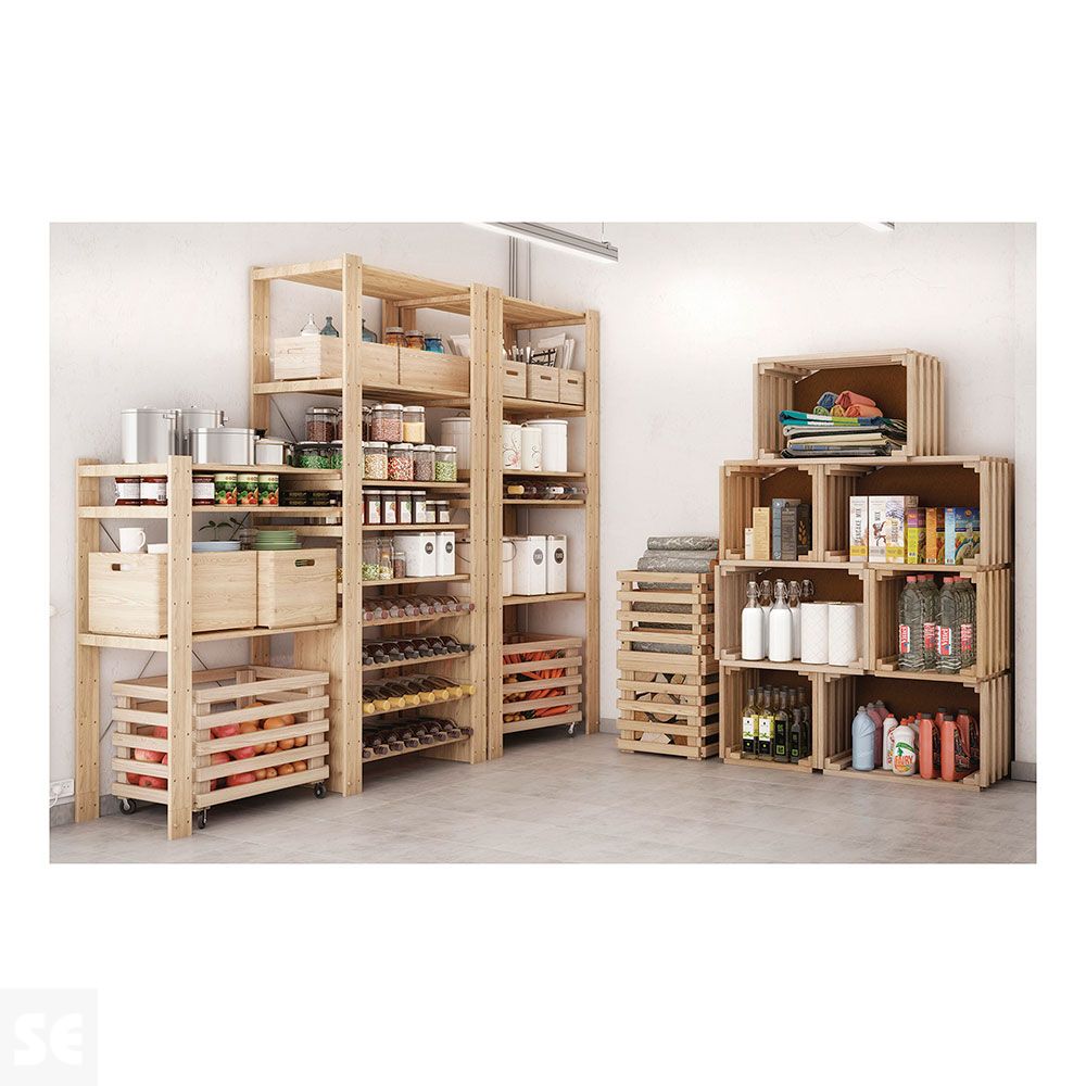 Estantería Pino Evolution 3 Estantes 111x76