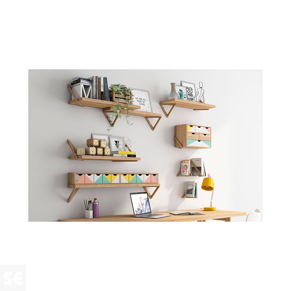 Escuadra Madera 3D Triangle 200