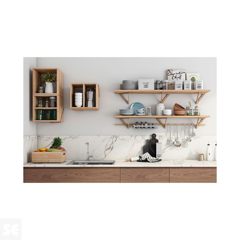 Escuadra Madera 3D Triangle 200