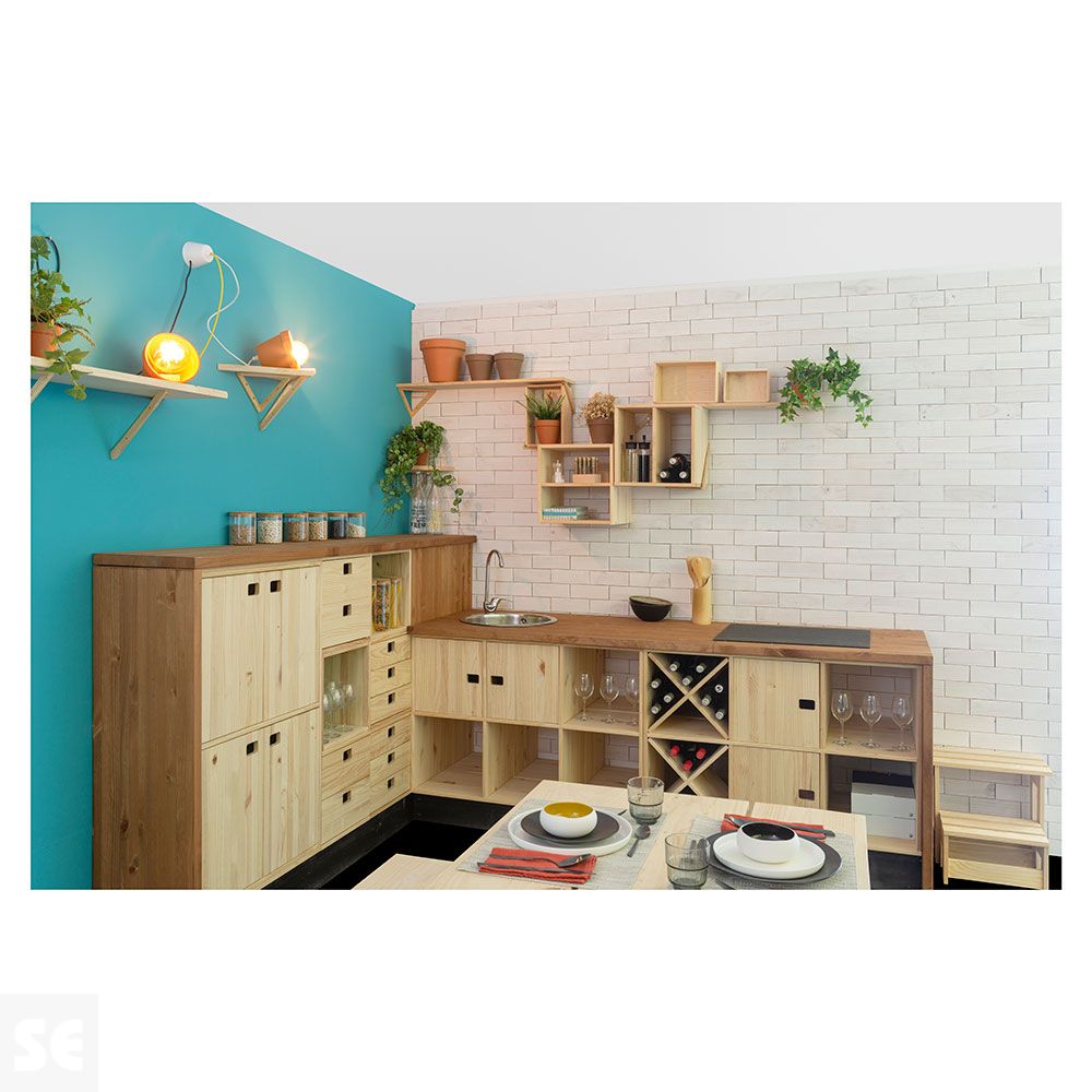 Escuadra Madera 3D Triangle 200