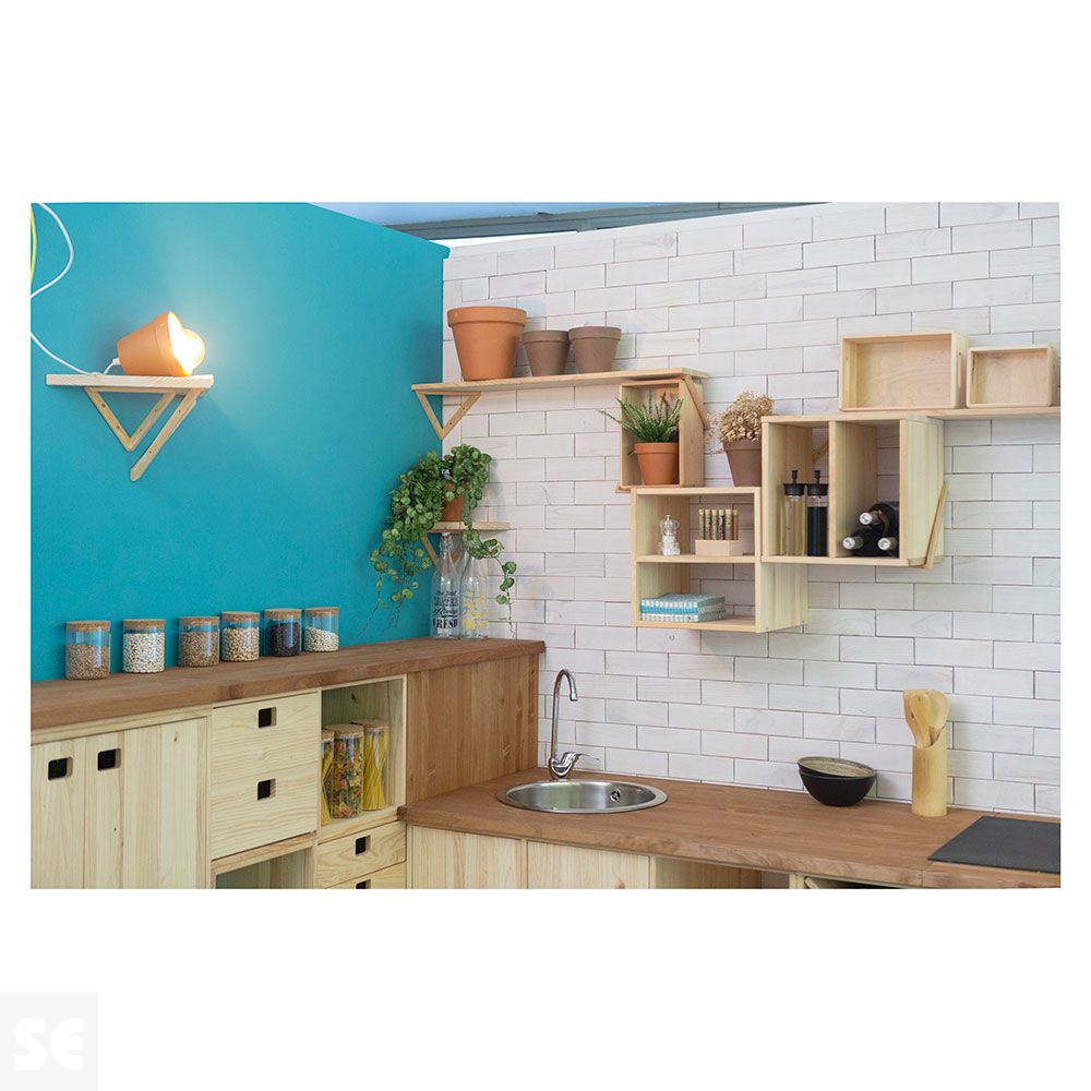 Escuadra Madera 3D Triangle 200