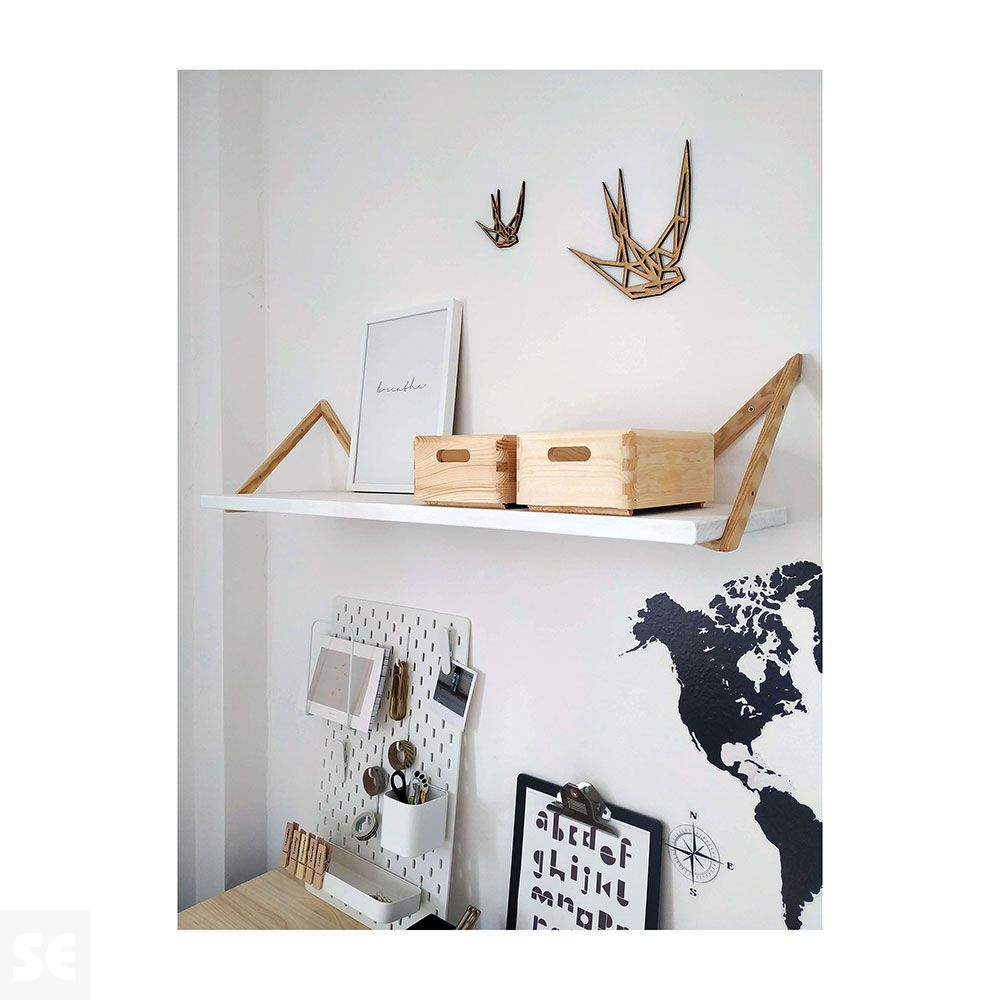 Escuadra Madera 3D Triangle 200