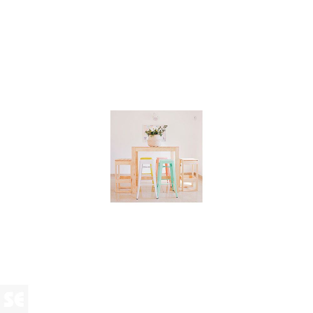 Mesa Cuadrada Alto 105x56