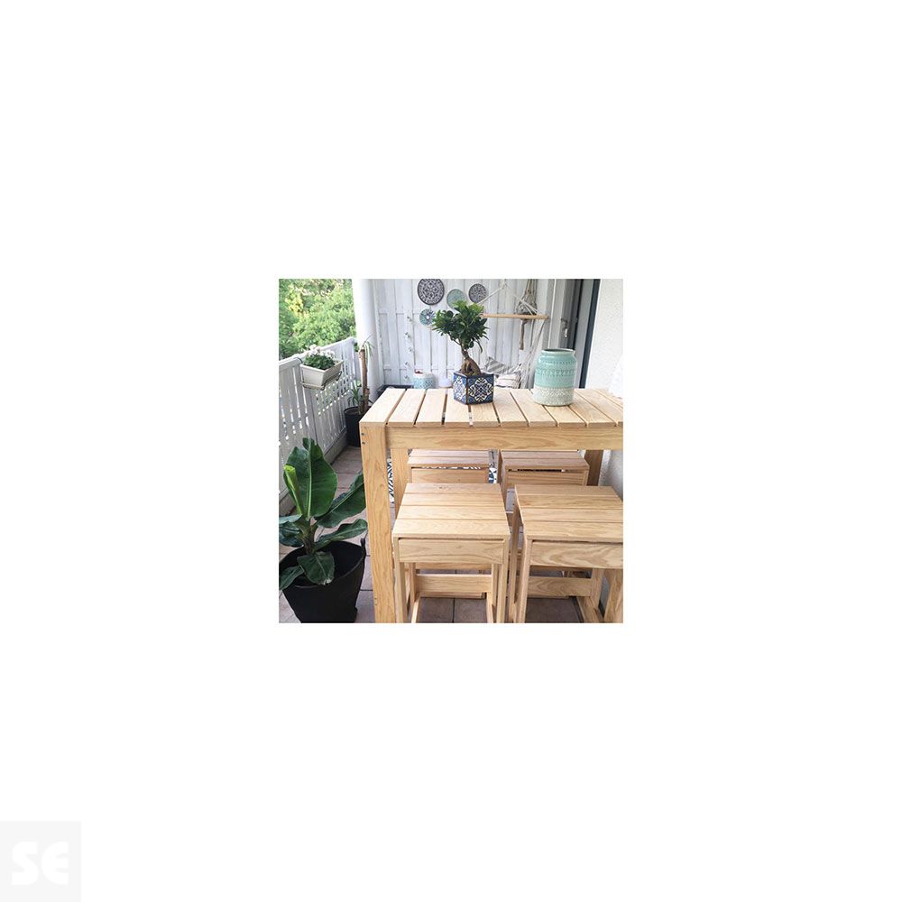 Mesa Rectangular Alto 105x104