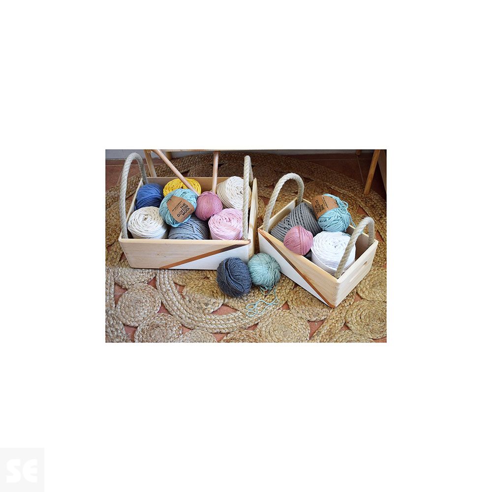 Caja Madera C/Tapa 30x20x14 cm Natural