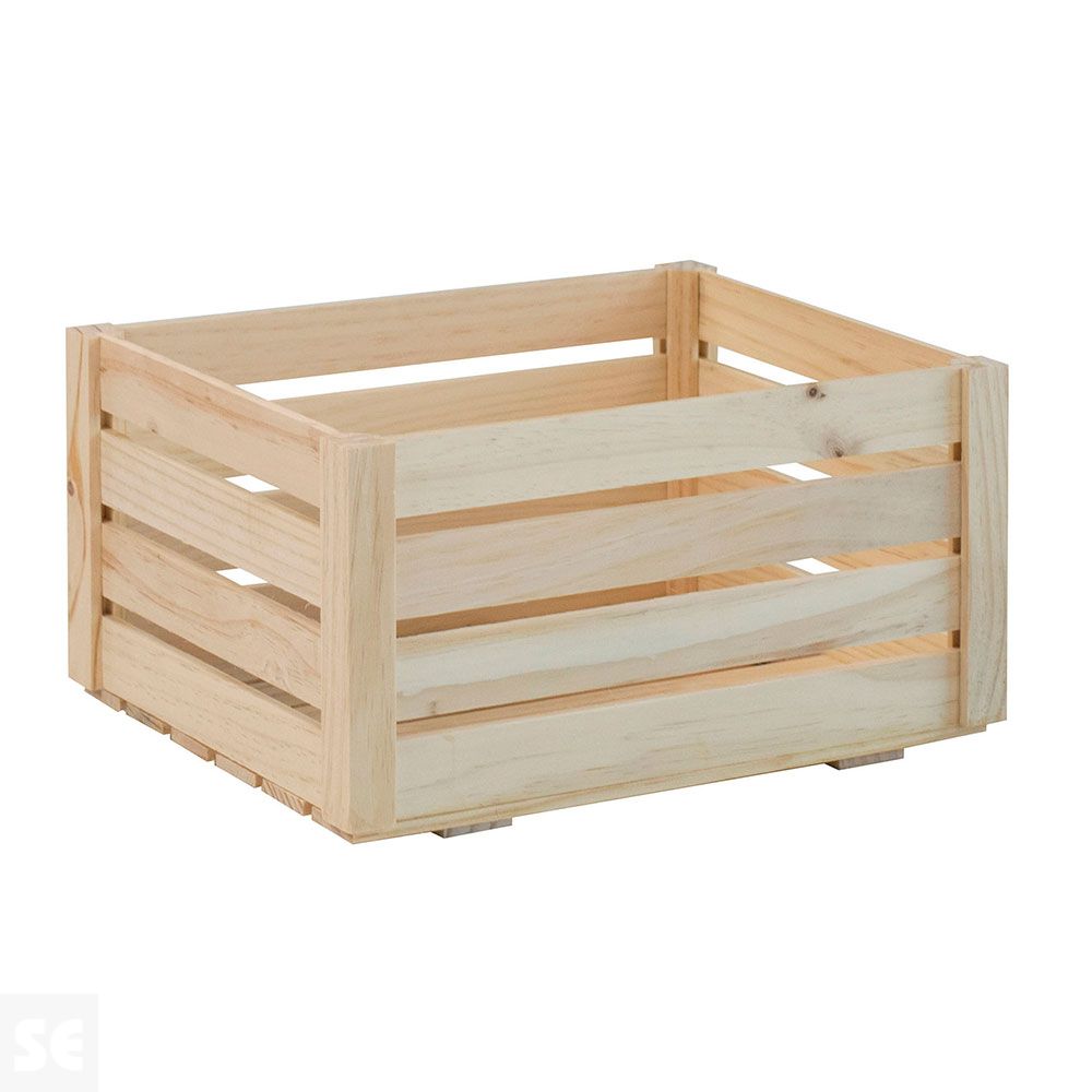 Caja Pino Tablilla Montada 30x22x16 cm