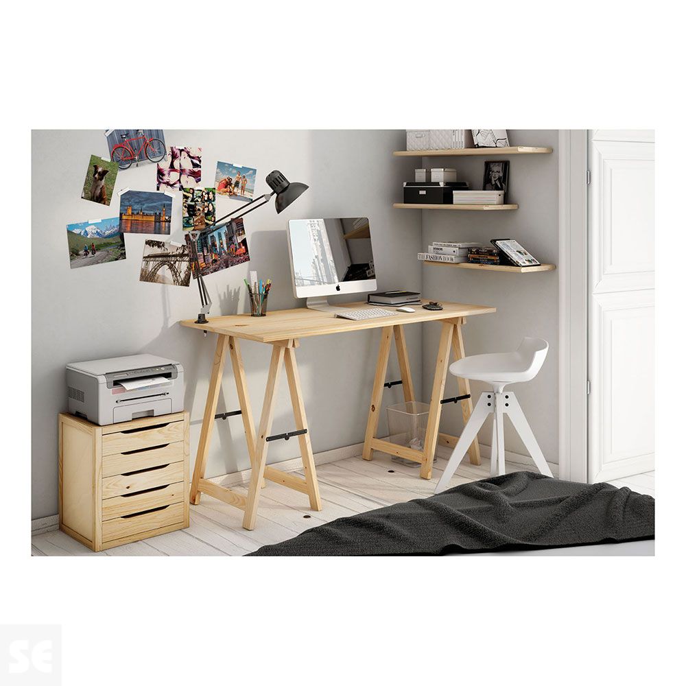 Cajonera Interior 5 Cajones Natural  39x30x45