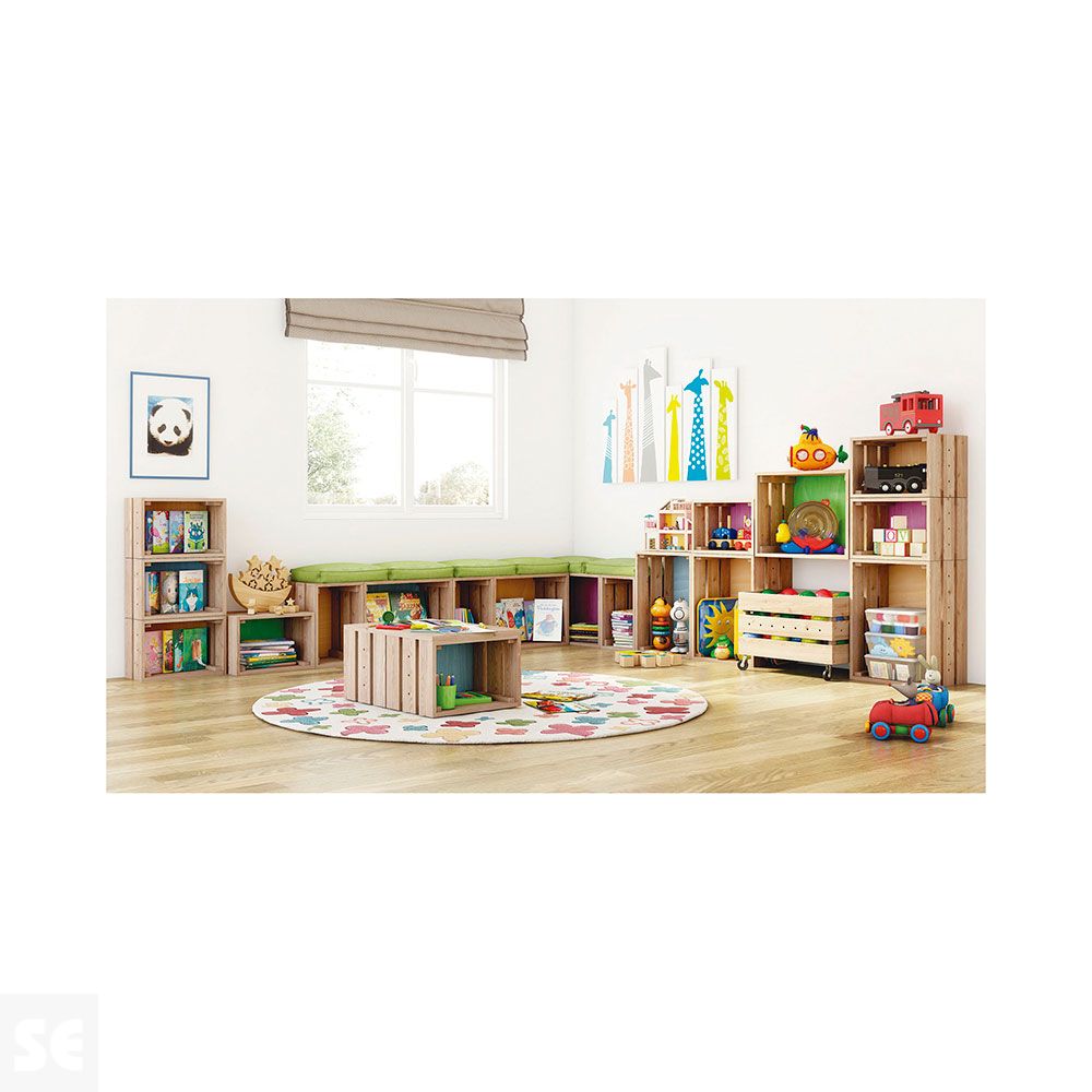 Cajonera Encajable Madera 38x51x28 cm