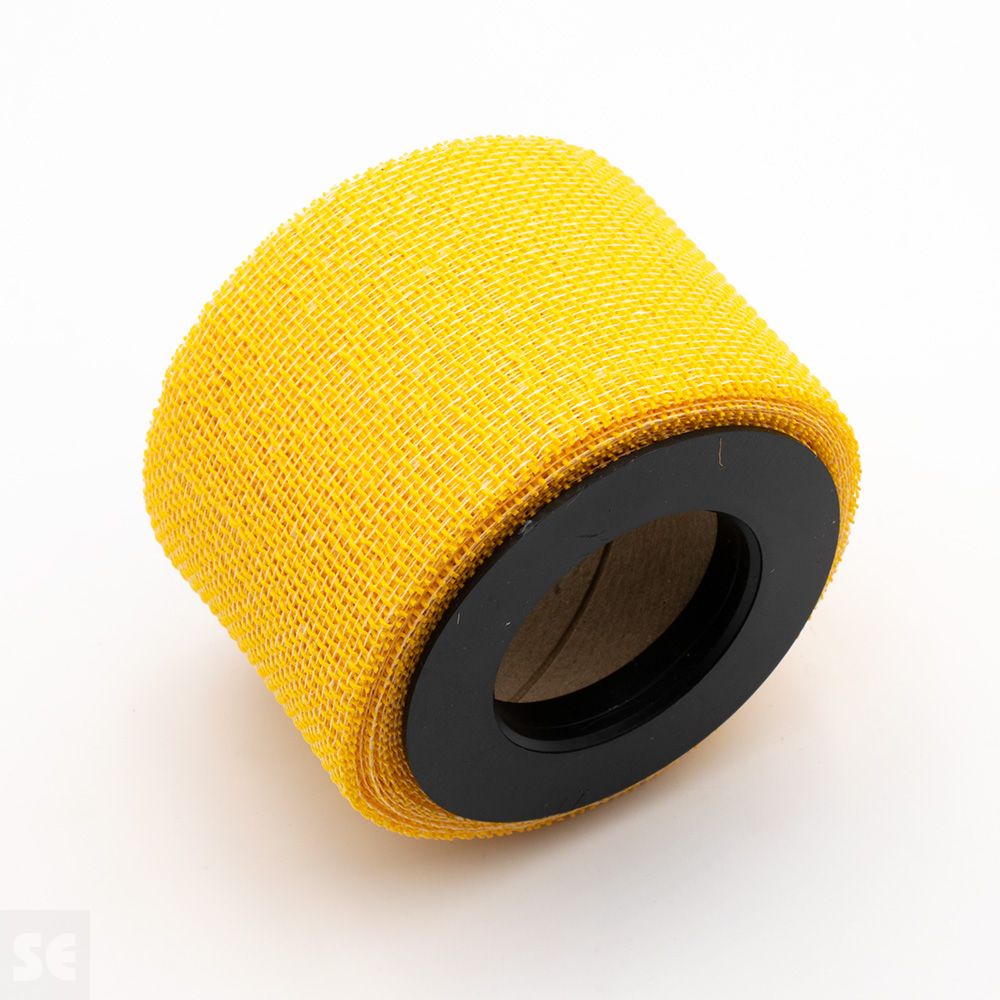 Cinta Malla Algodón Cortado Amarillo 5 m