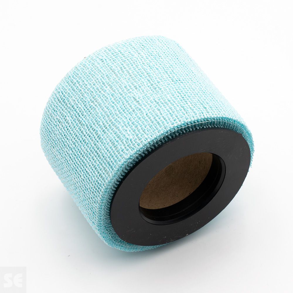 Cinta Malla Algodón Cortado Celeste 5 m