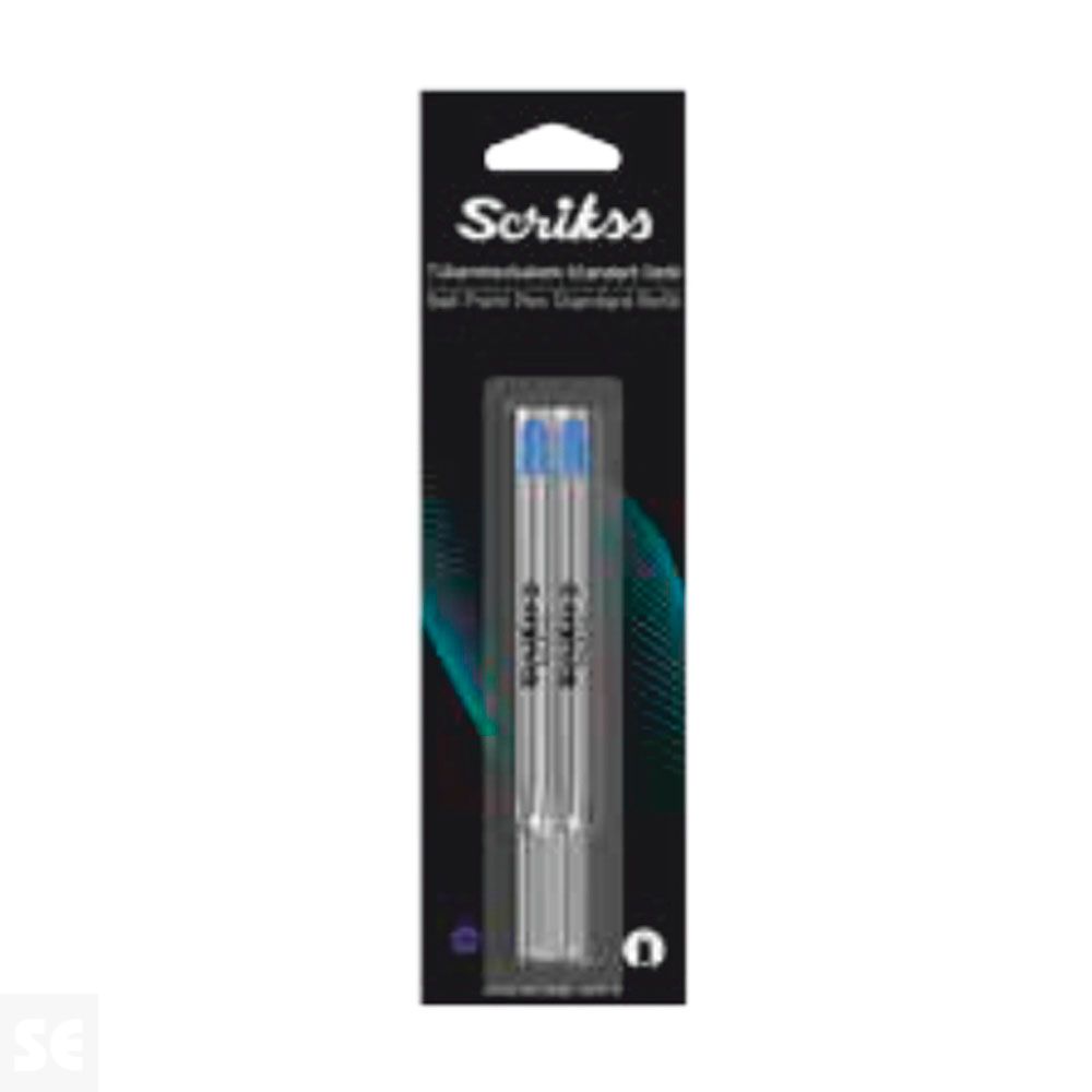 Scrikss Bl 2 Recambio bolígrafo Standard Negro Mod 76573