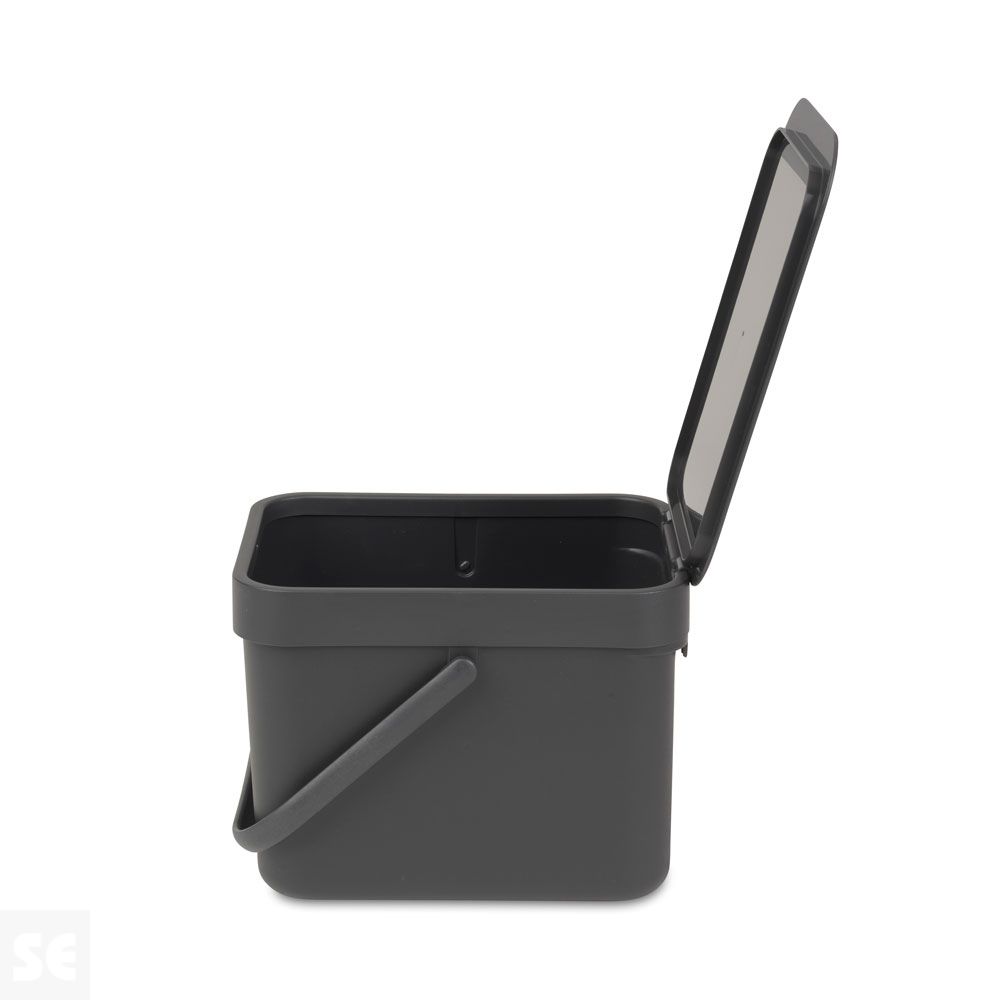 Sort & Go, Cubo de Desperdicios Gris 6 l