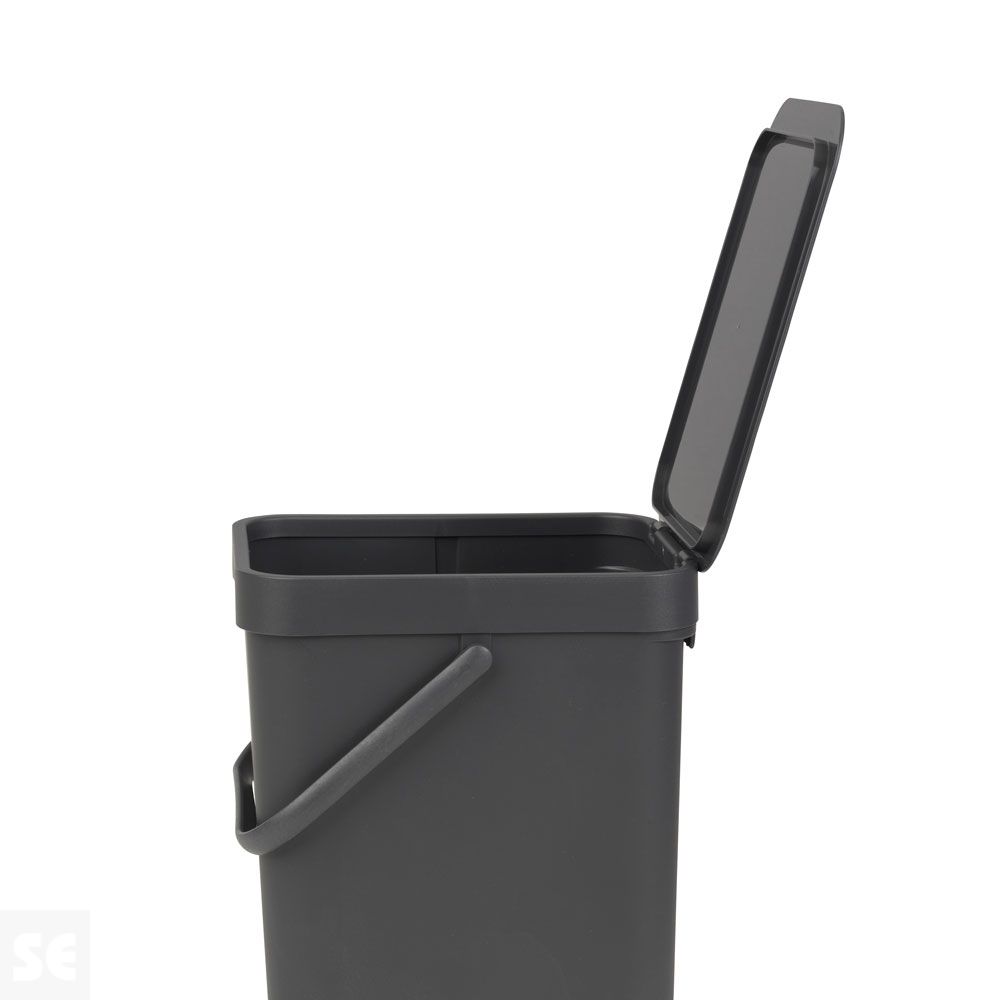 Sort & Go, Cubo de Desperdicios Gris 12 l