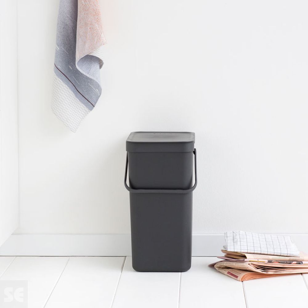 Sort & Go, Cubo de Desperdicios Gris 16 l