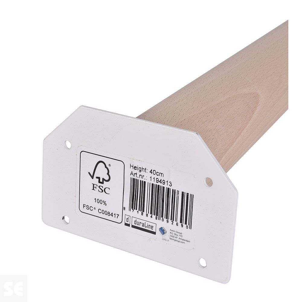 Pata Danish Madera Blanca 72cm