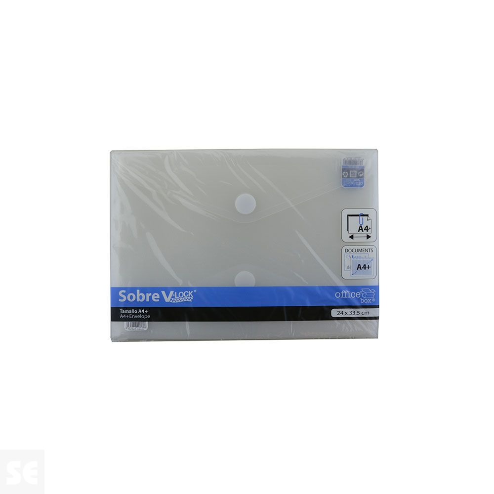 Sobre Cierre por contacto A4 Cristal 90161