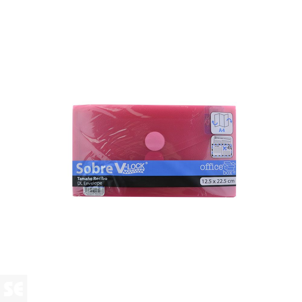 Sobre Cierre por contacto Recibo Rojo 90546