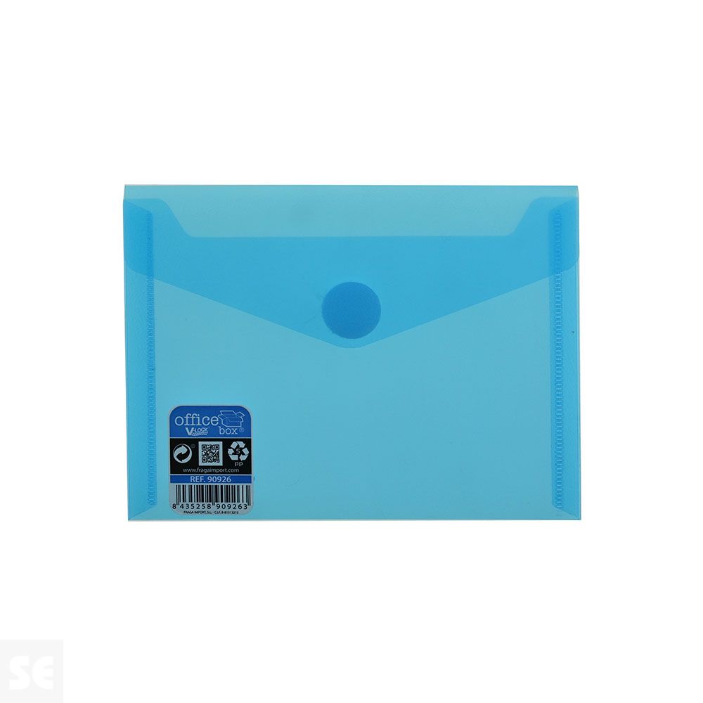 Sobre Cierre por contacto A6 Azul 90926