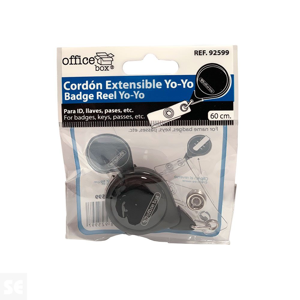 Cordón Extensible Redondo Negro 45x30 mm