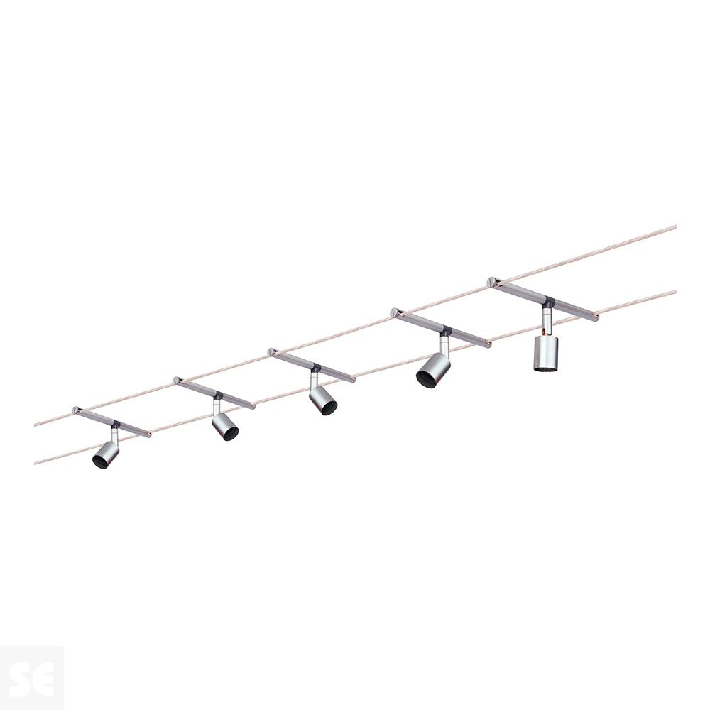 Sistema de Cable Spice Salt Metal Cromo Mate 5x10 W 230/12 v 80 va Ref.94145