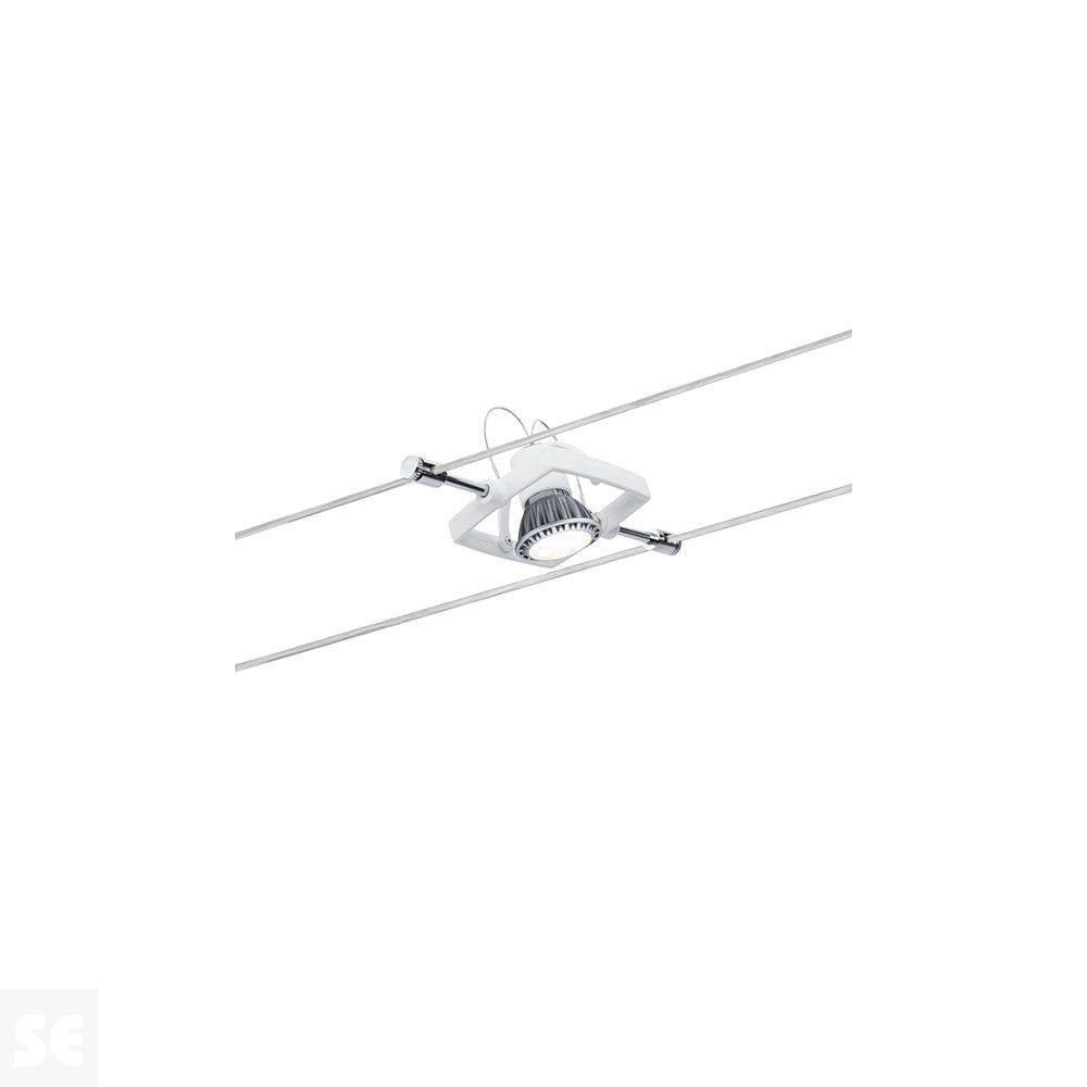 Foco Wire System Mac II en sistema de cable Blanco 1x10 W Gu5 12v Ref.94148