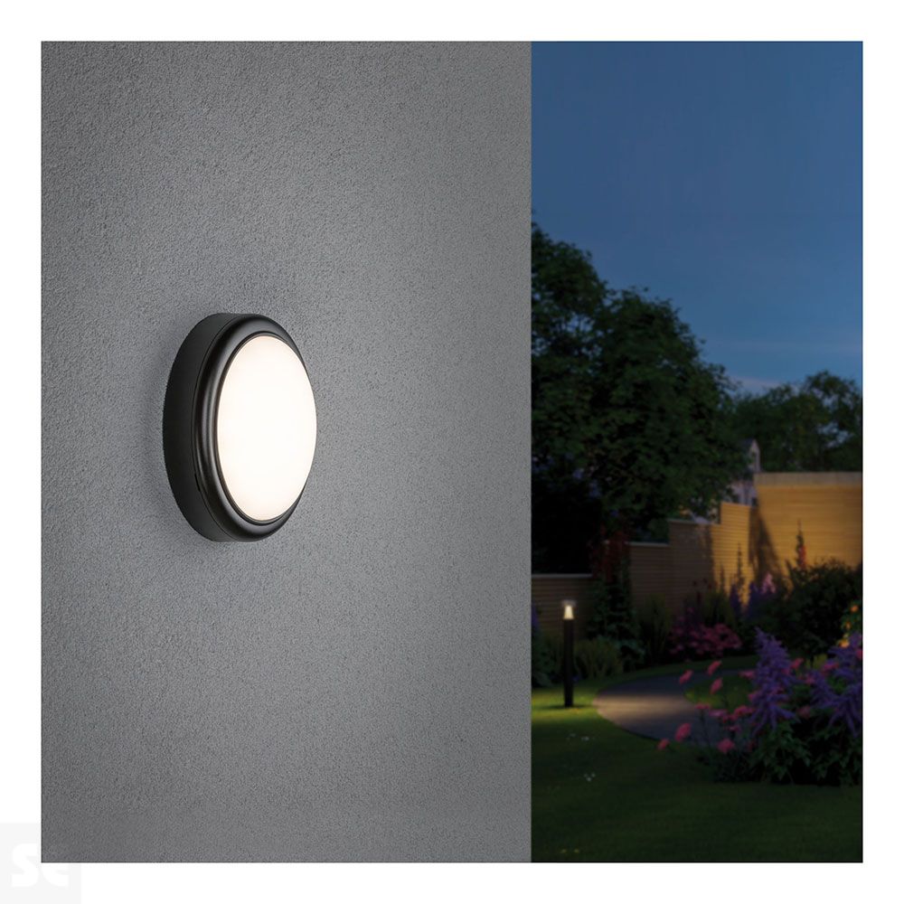 Aplique de Pared Exterior Plást. Gris 230 v Ip44 15 W 3000k R.94188