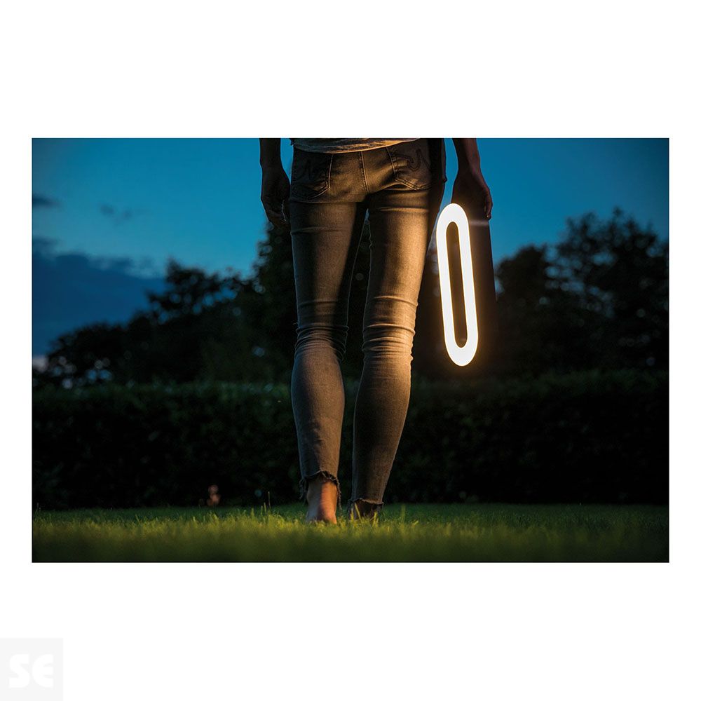 Lámpara Led Exterior Moval Gris 3,5 W USB Ref.94207