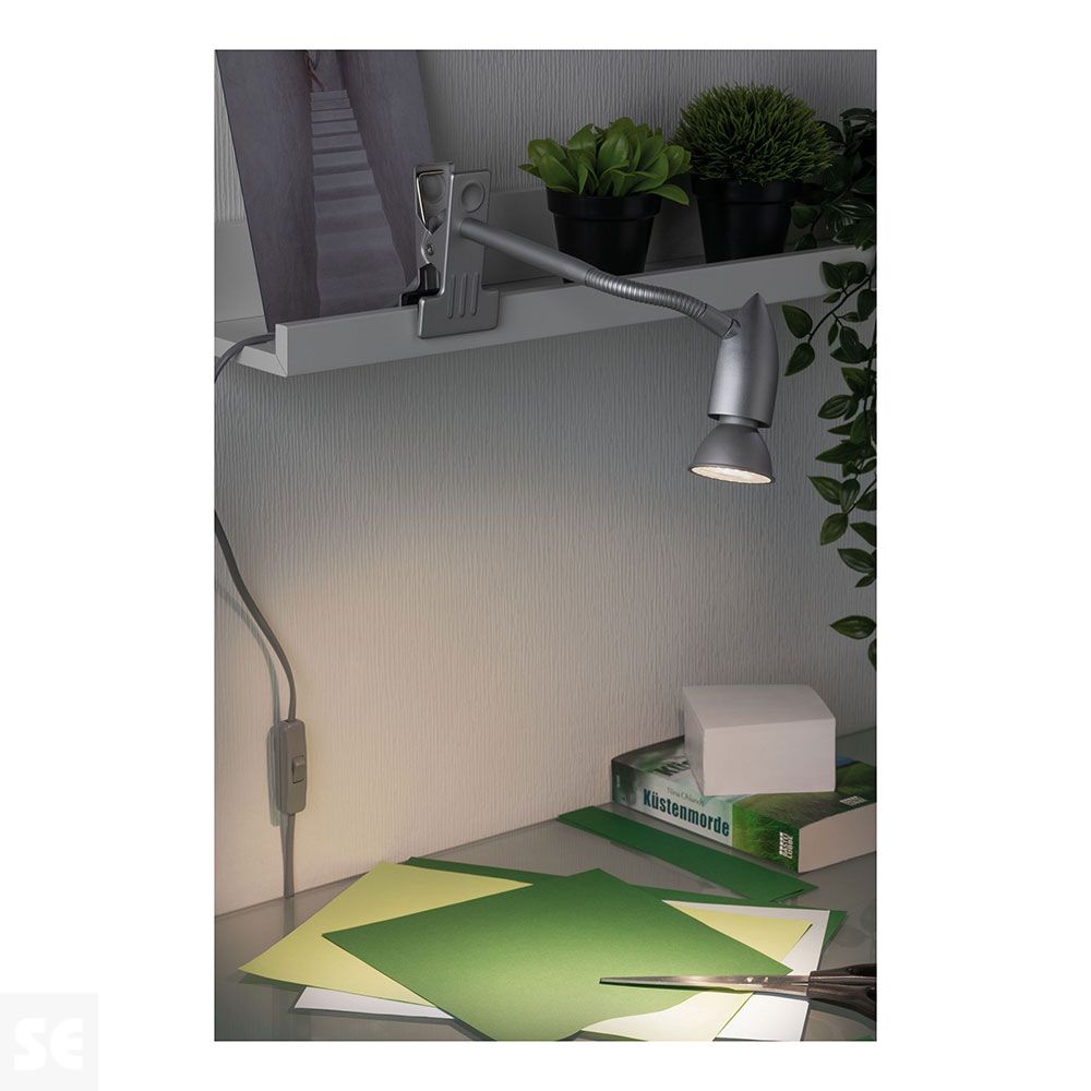 Lector Gesa Klemm Gu10 35 W Cromo Mate Ref.954.25