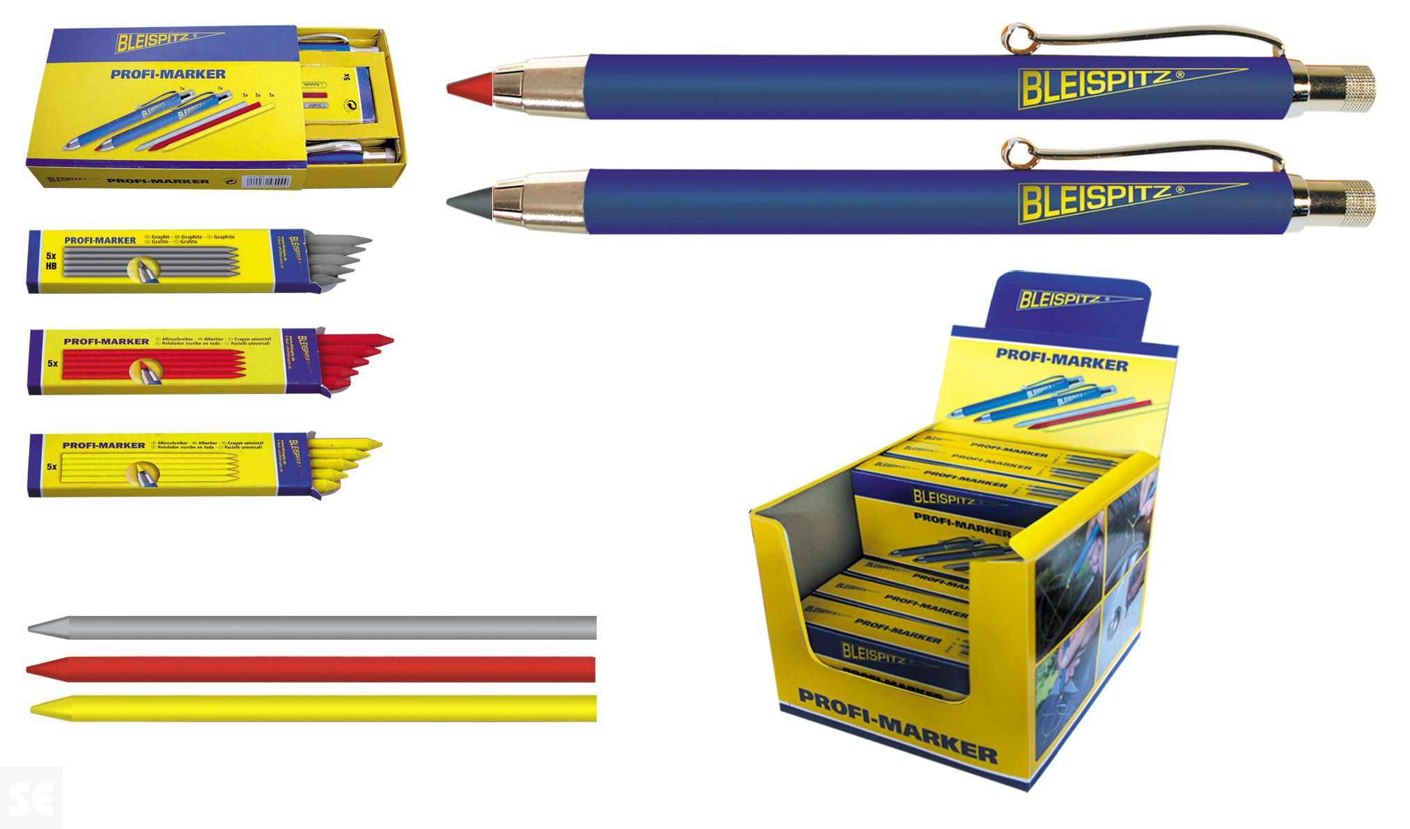 Set Marcadores Profesionales 2 Portaminas + 15 Recambios