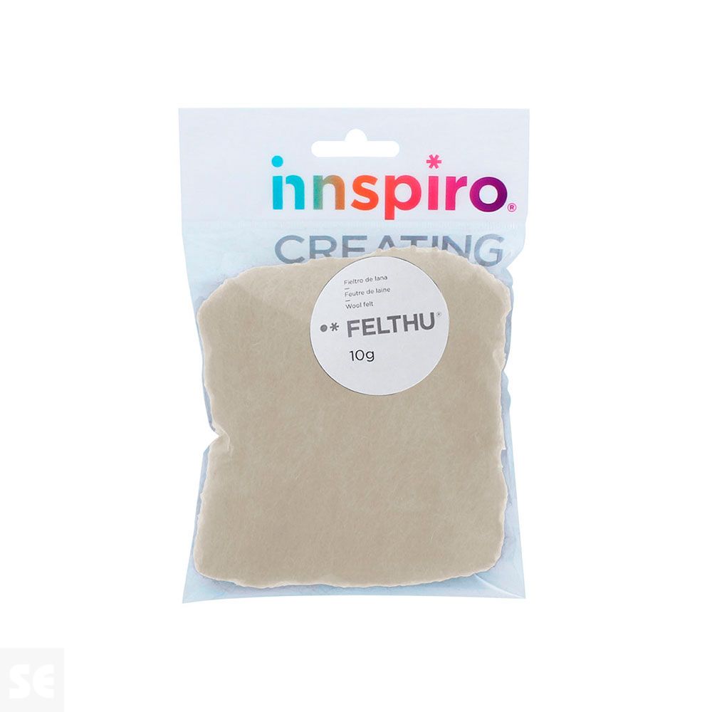 Fieltro De Lana  Felthu Blanco 10 Gr