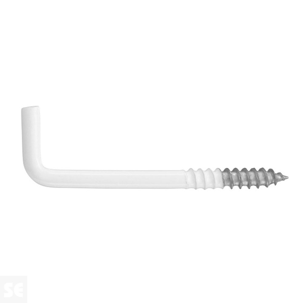 Alcayata Madera Blanco 4,0x60 mm (10 uds.)