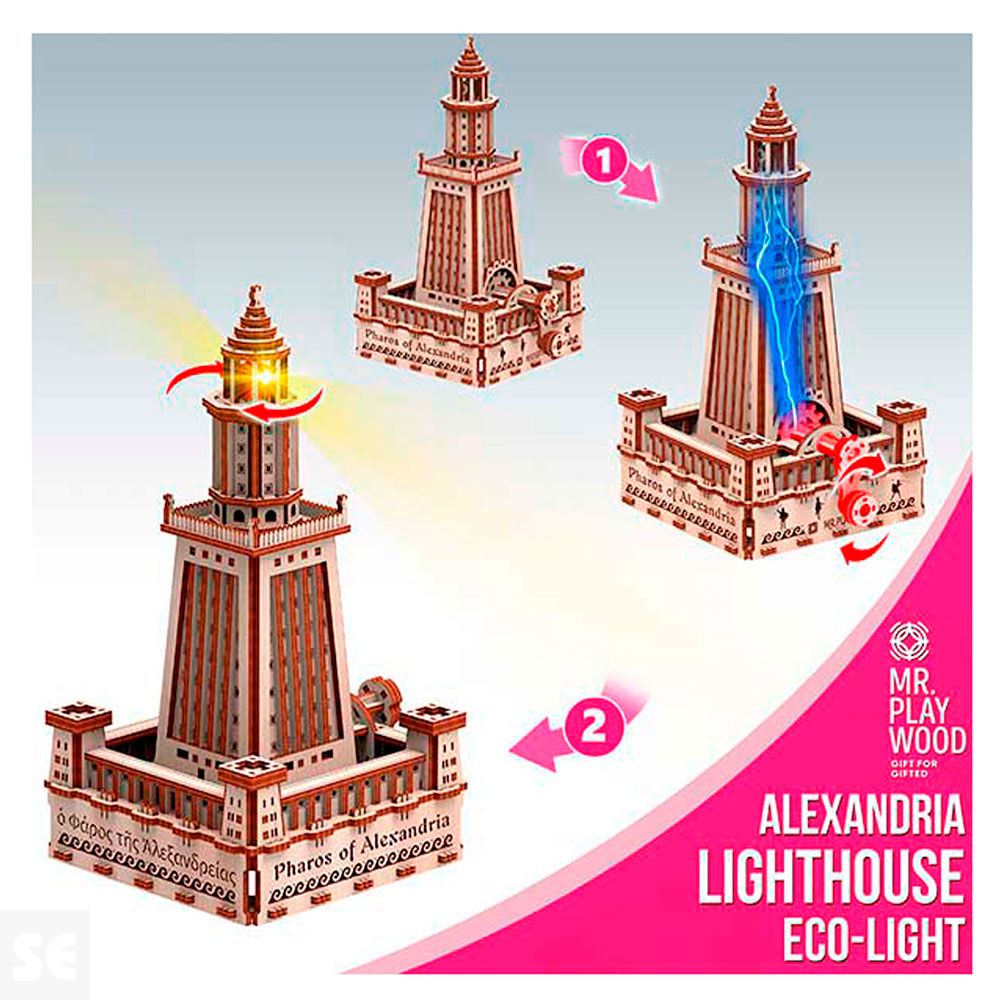 Mr. Playwood Faro de Alejandría (Eco - light) 280 piezas