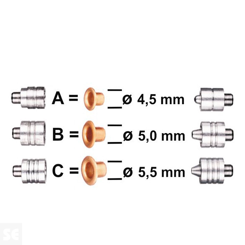 Alicate Ojetes 3 Medidas