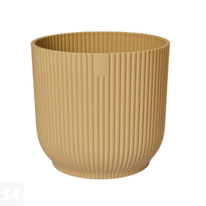 Maceta Vibes Fold Round Amarillo 18cm. (diámetro) x 17cm. (alto)