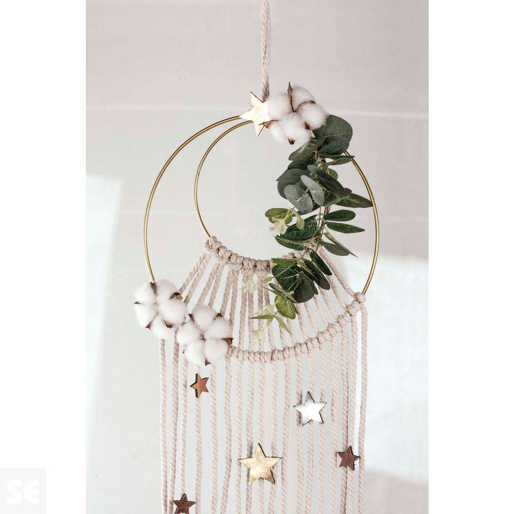 Anillas Metal Revestidas Oro 25 cm