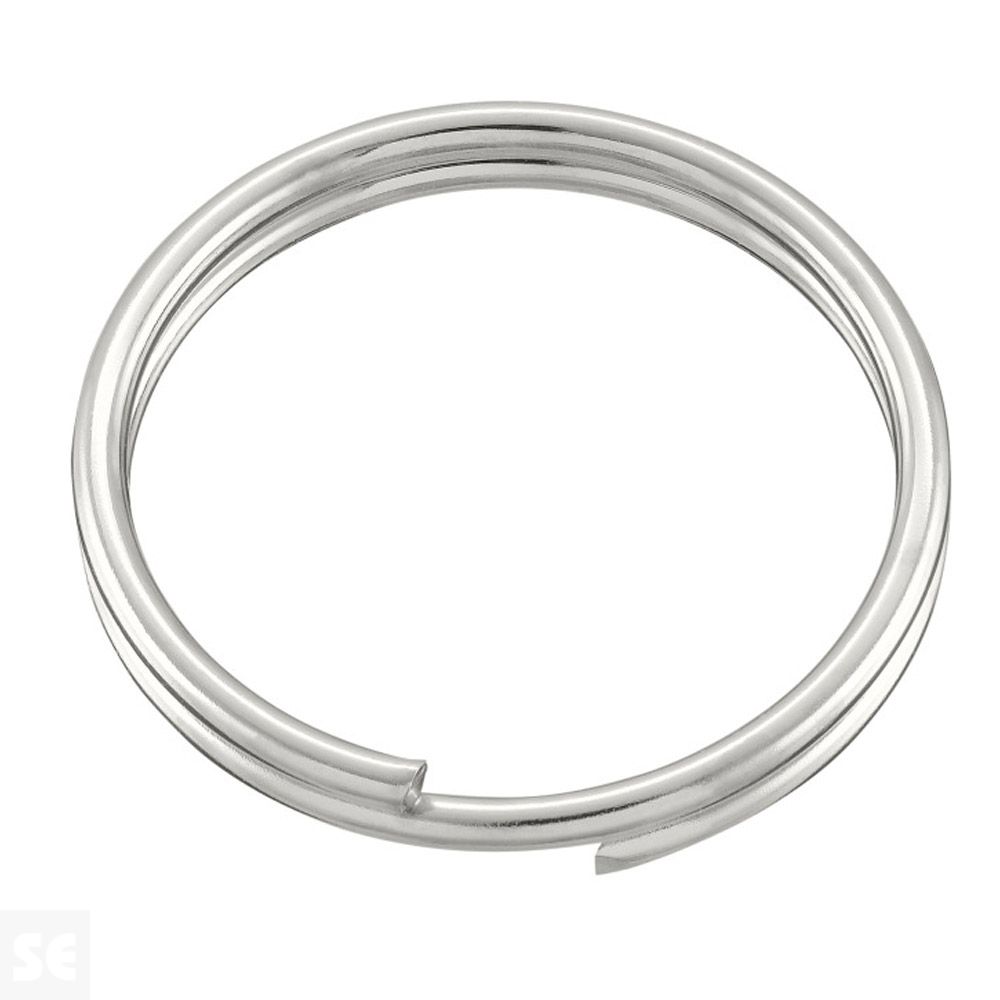 Anillos Llaveros Niquelado 16 mm (10 uds.)