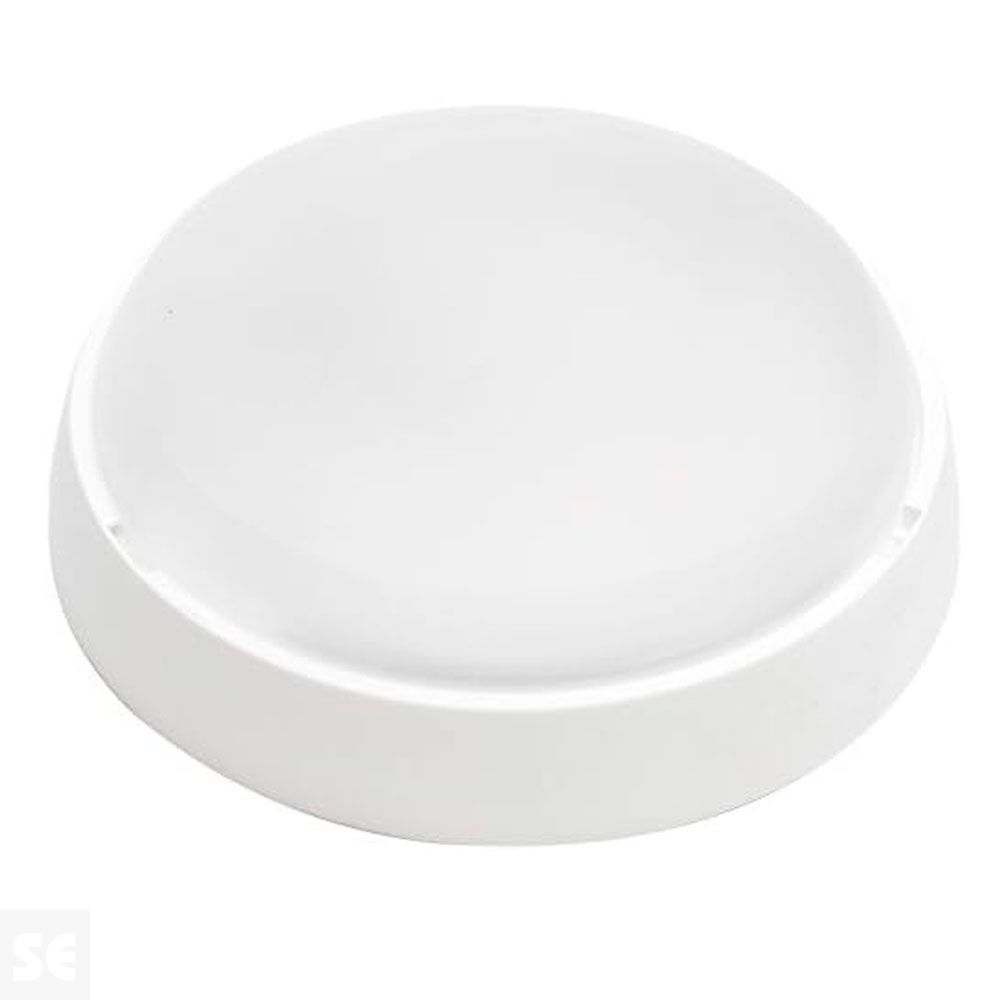 Aplique Redondo Pared Superior Estanco IP44 Blanco