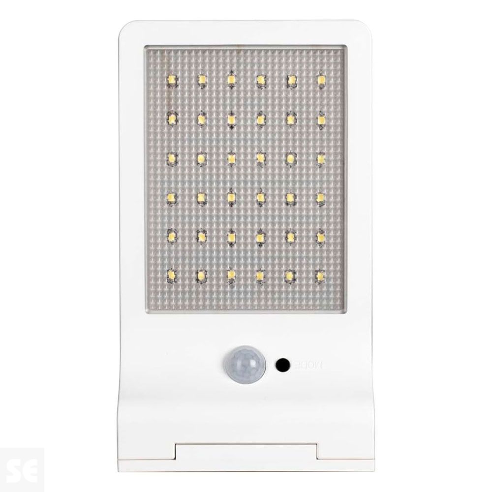 Aplique Solar Led Osram Blanco con Sensor de Movimiento 4000k