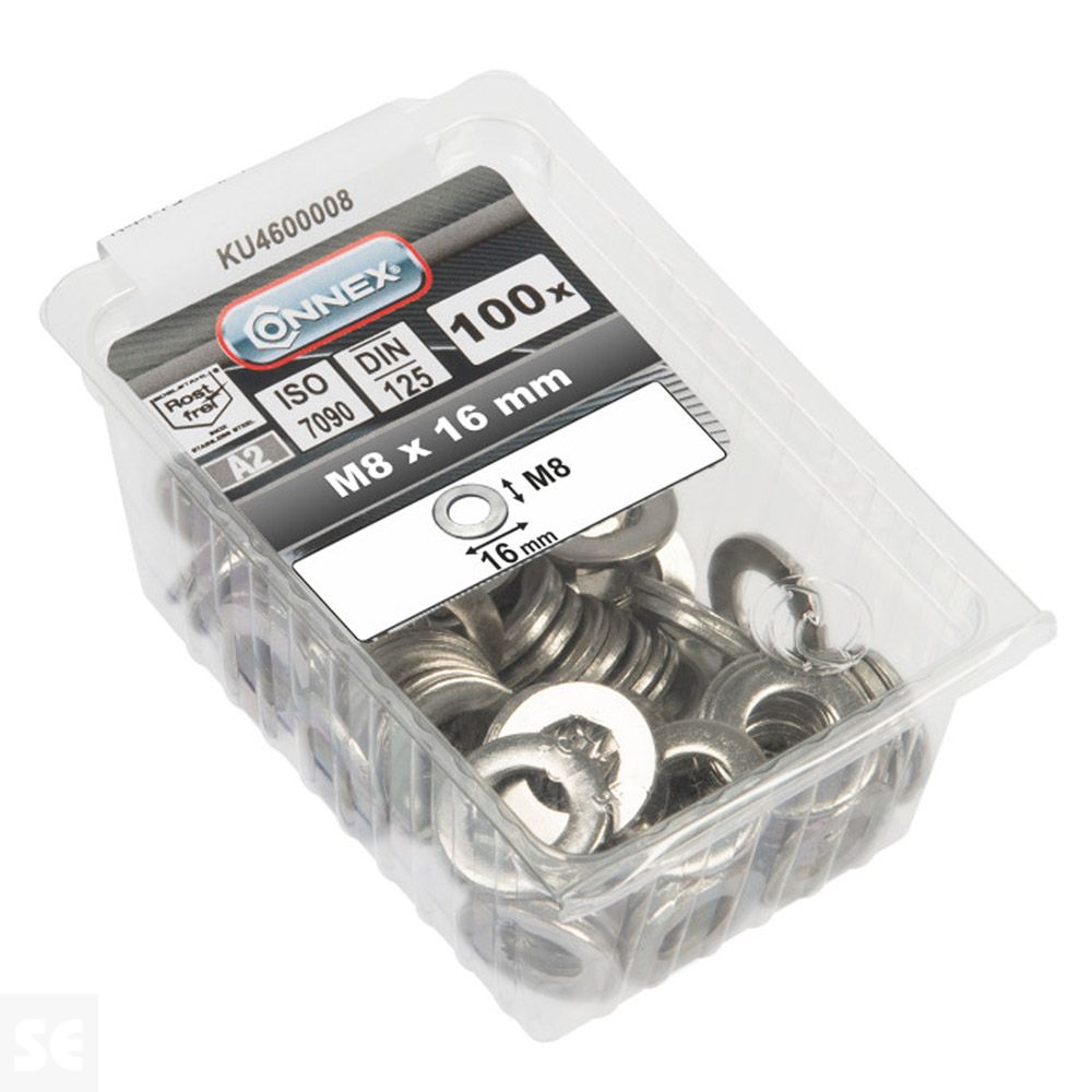 Arandela 125 Inox. M8x16 A2 7090 (100u.)