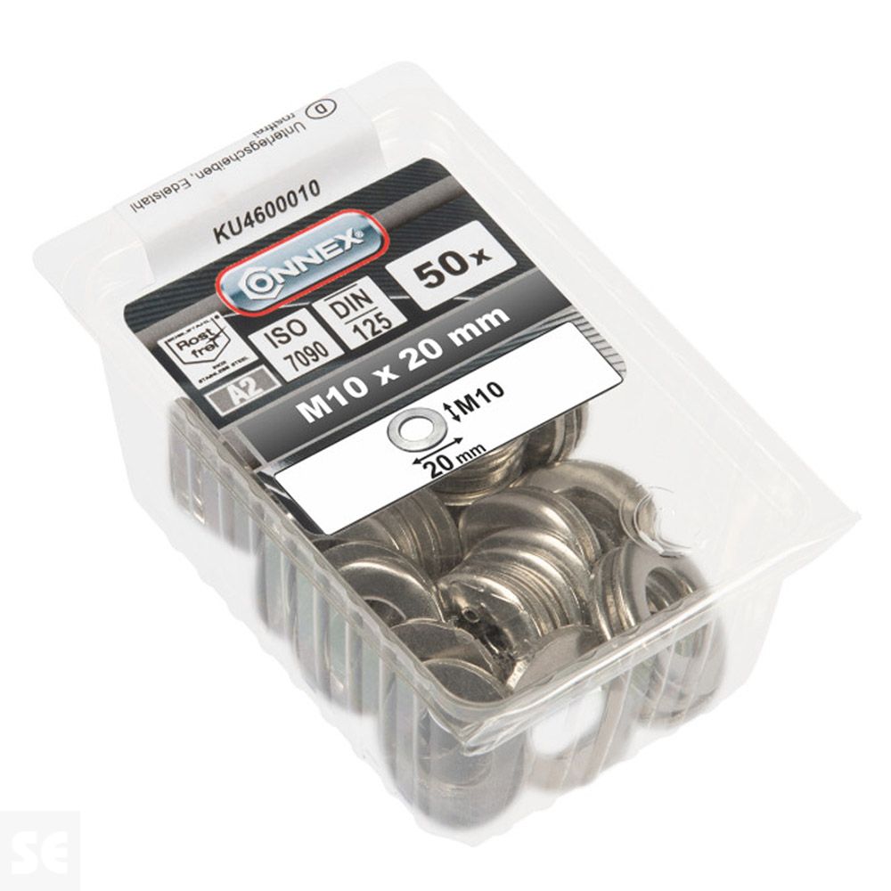 Arandela 125 Inox. M10x20 A2 7090 (50u.)